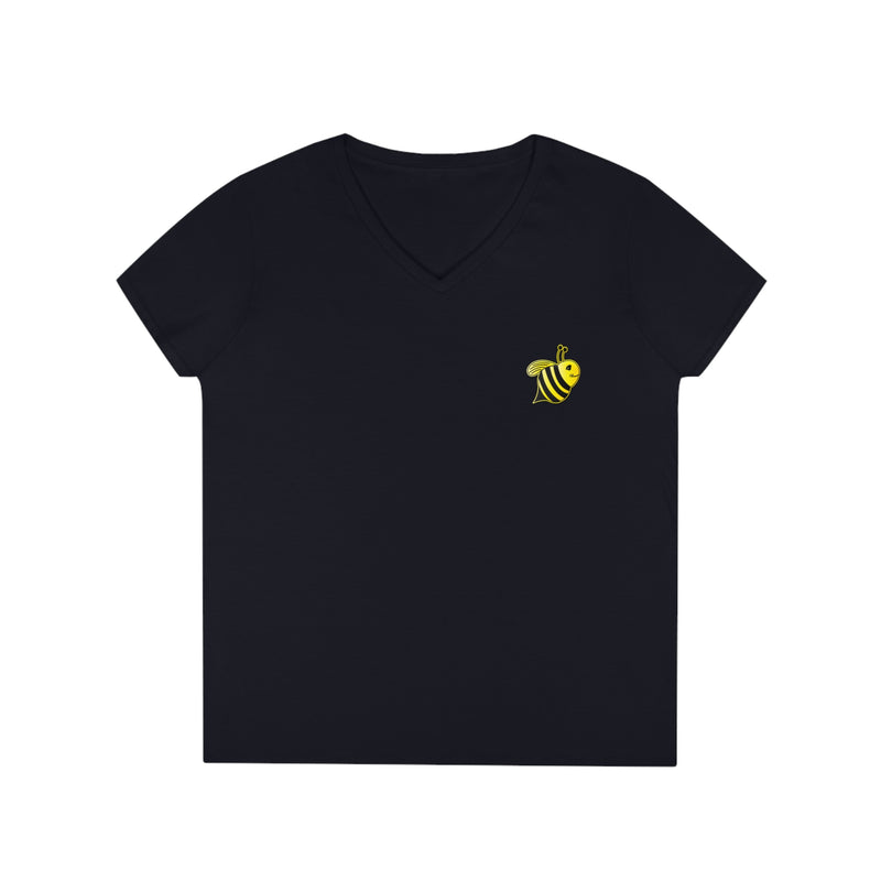 Ladies' V-Neck T-Shirt - JBH Bee