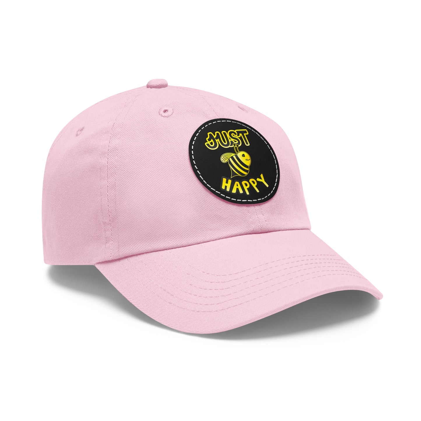 Dad Hat with Leather Patch (Round) - JBH Original