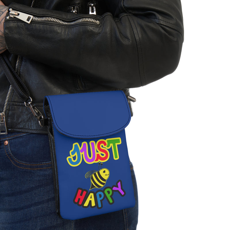 Small Cell Phone Wallet - JBH Multi-Color Original (Dark Blue)