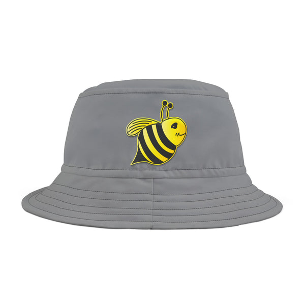 Bucket Hat (AOP) - JBH Bee (Grey)