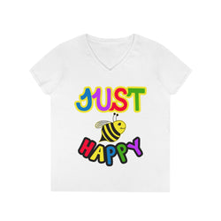 Ladies' V-Neck T-Shirt - JBH Multi-Color Original