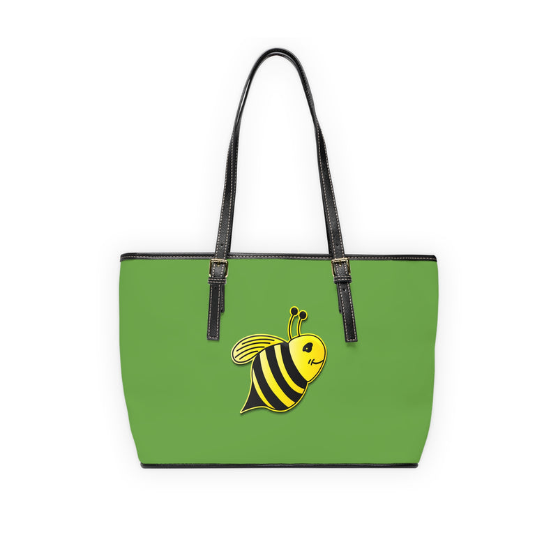 PU Leather Shoulder Bag - JBH Bee (Green)