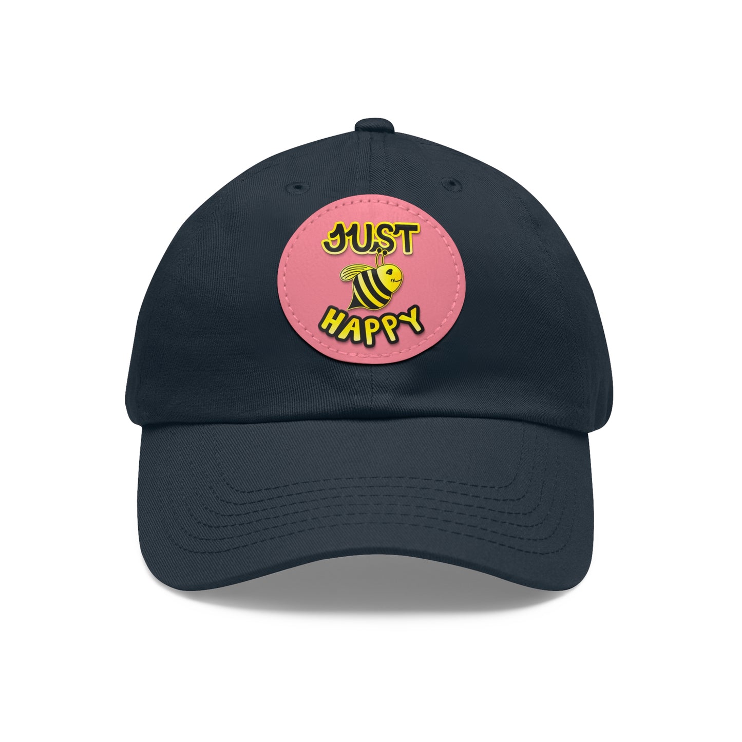 Dad Hat with Leather Patch (Round) - JBH Original