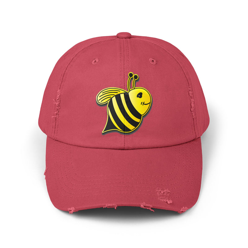 Unisex Distressed Cap - JBH Bee