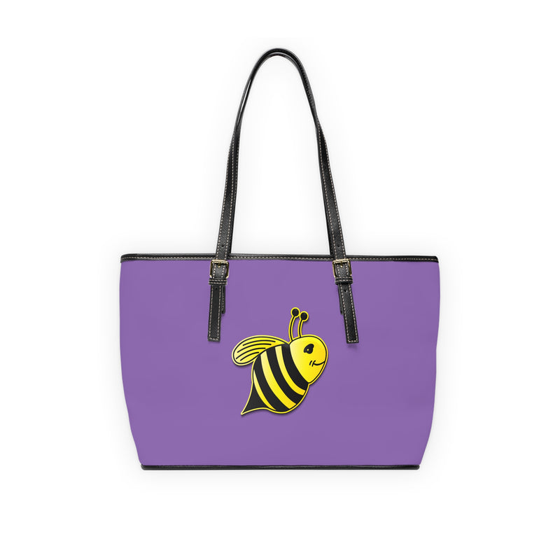 PU Leather Shoulder Bag - JBH Bee (Light Purple)