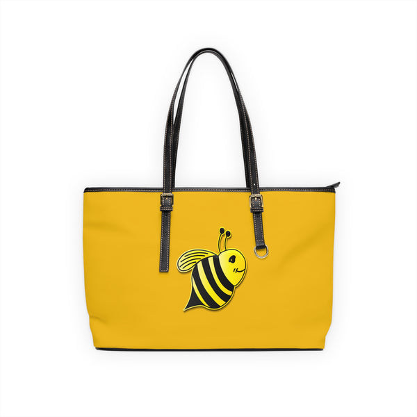 PU Leather Shoulder Bag - JBH Bee (Yellow)