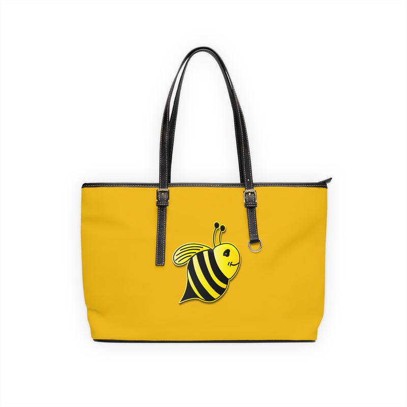 PU Leather Shoulder Bag - JBH Bee (Yellow)