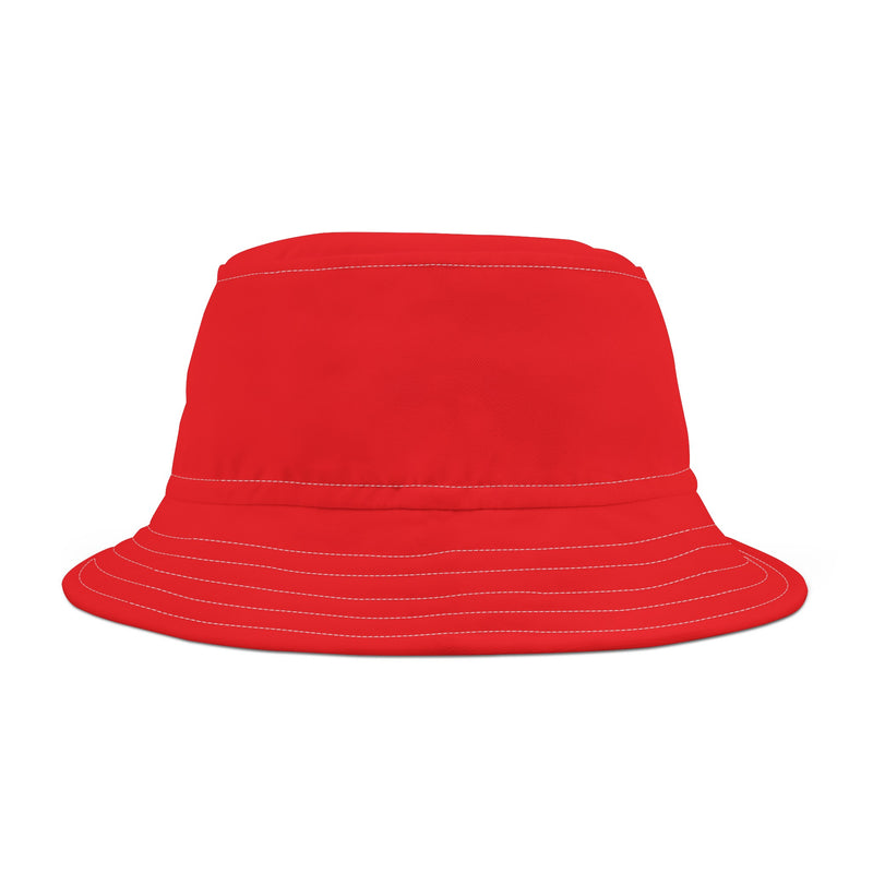 Bucket Hat (AOP) - JBH Original (Red)