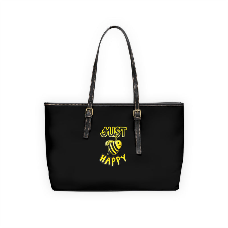 PU Leather Shoulder Bag - JBH Original (Black)