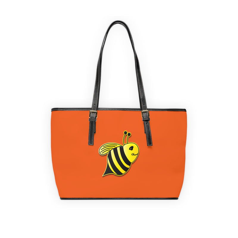 PU Leather Shoulder Bag - JBH Bee (Orange)