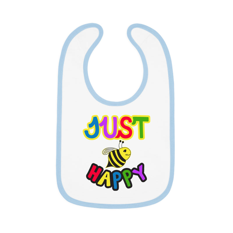 Baby Contrast Trim Jersey Bib - JBH Original Multicolor