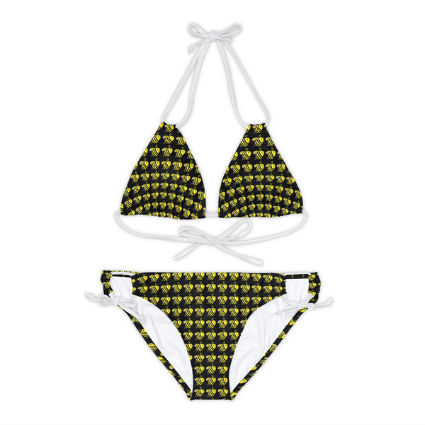 Strappy Bikini Set - JBH Bee (Black)