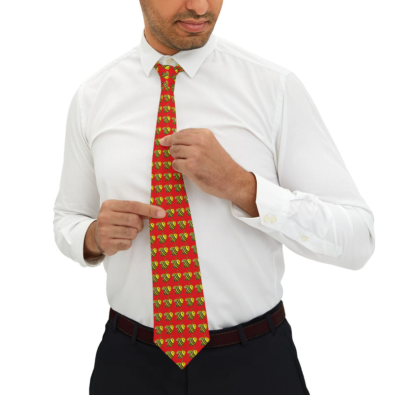 Necktie - JBH Bee (Red)