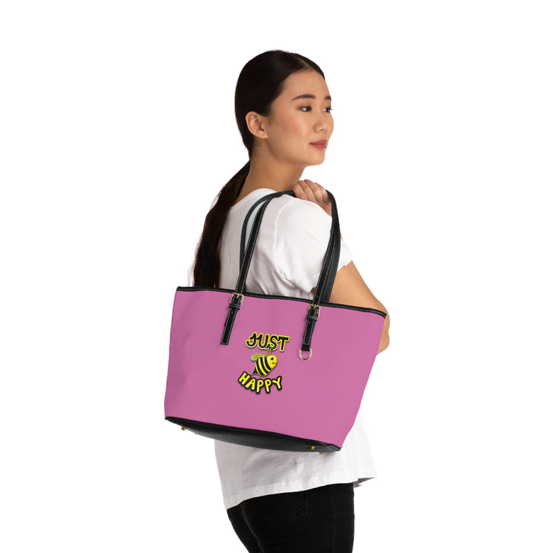 PU Leather Shoulder Bag - JBH Original (Light Pink)