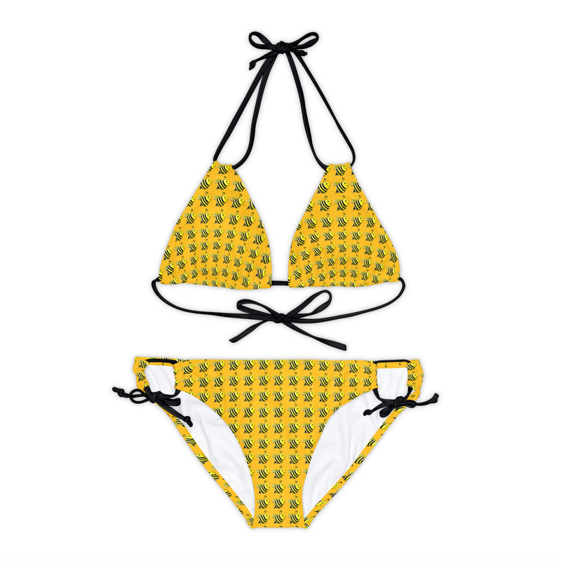 Strappy Bikini Set - JBH Bee (Yellow)