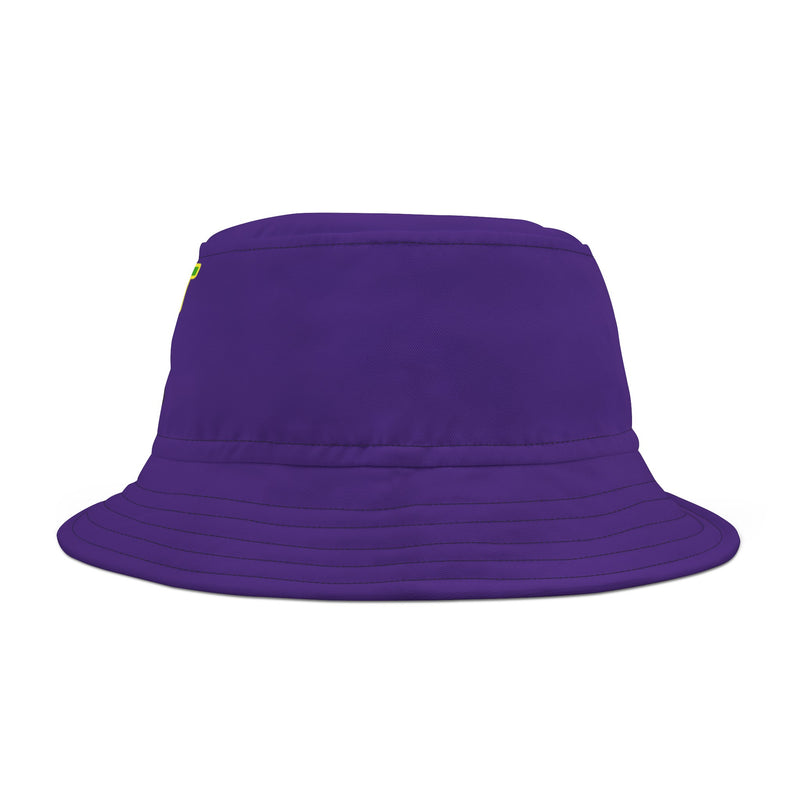 Bucket Hat (AOP) - JBH Multi-Color Original (Purple)