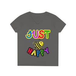 Ladies' V-Neck T-Shirt - JBH Multi-Color Original