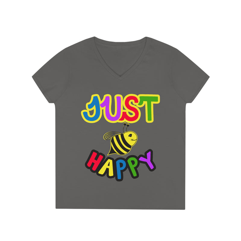 Ladies' V-Neck T-Shirt - JBH Multi-Color Original