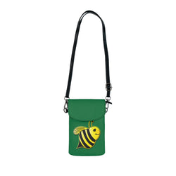 Small Cell Phone Wallet - JBH Bee (Dark Green)