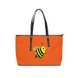 PU Leather Shoulder Bag - JBH Bee (Orange)