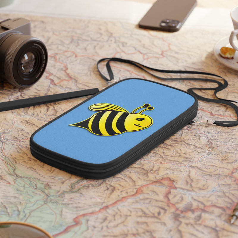 Passport Wallet - JBH Bee (Light Blue)