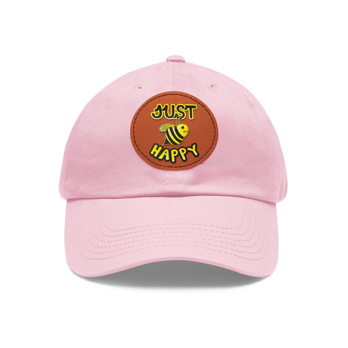 Dad Hat with Leather Patch (Round) - JBH Original