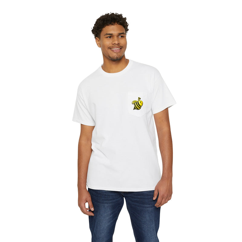 Unisex Heavy Cotton Pocket Tee - JBH Bee