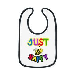 Baby Contrast Trim Jersey Bib - JBH Original Multicolor