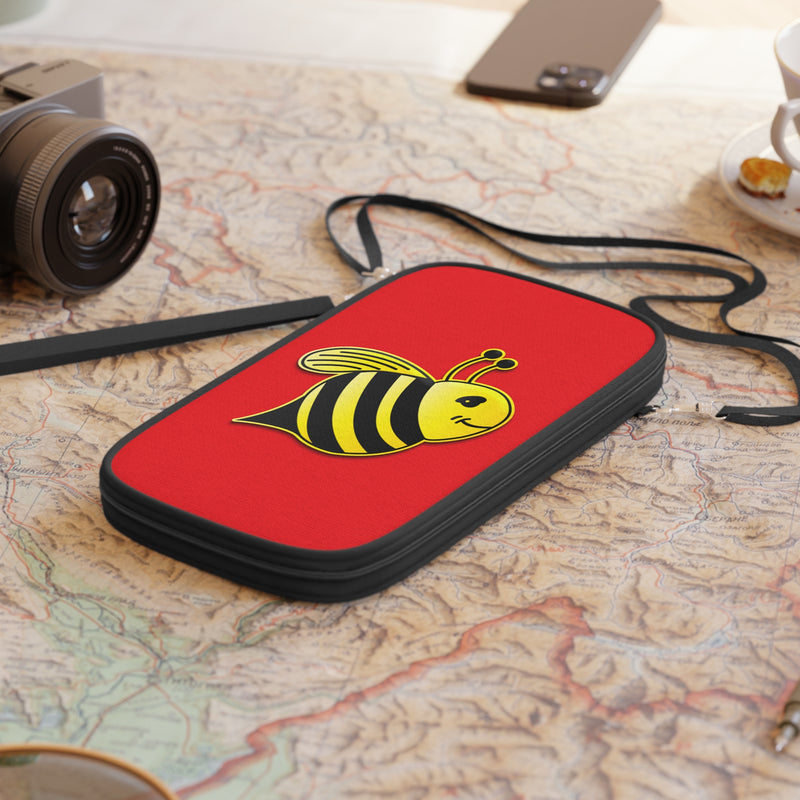 Passport Wallet - JBH Bee (Red)