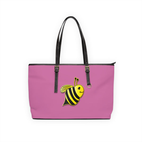 PU Leather Shoulder Bag - JBH Bee (Light Pink)