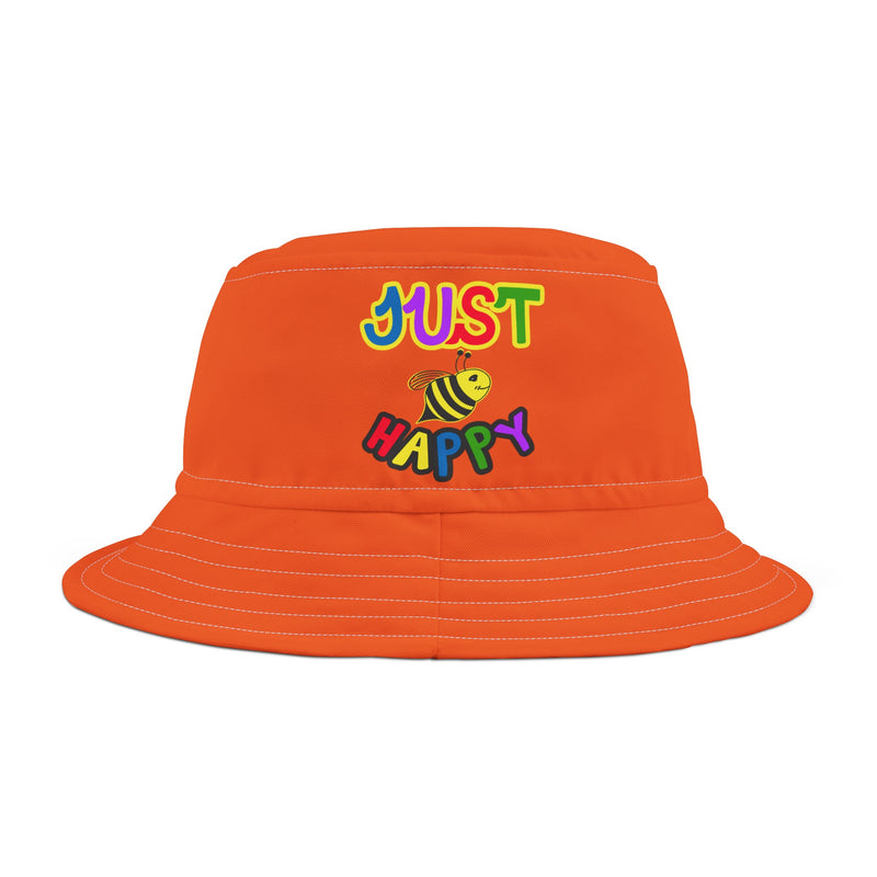 Bucket Hat (AOP) - JBH Multi-Color Original (Orange)