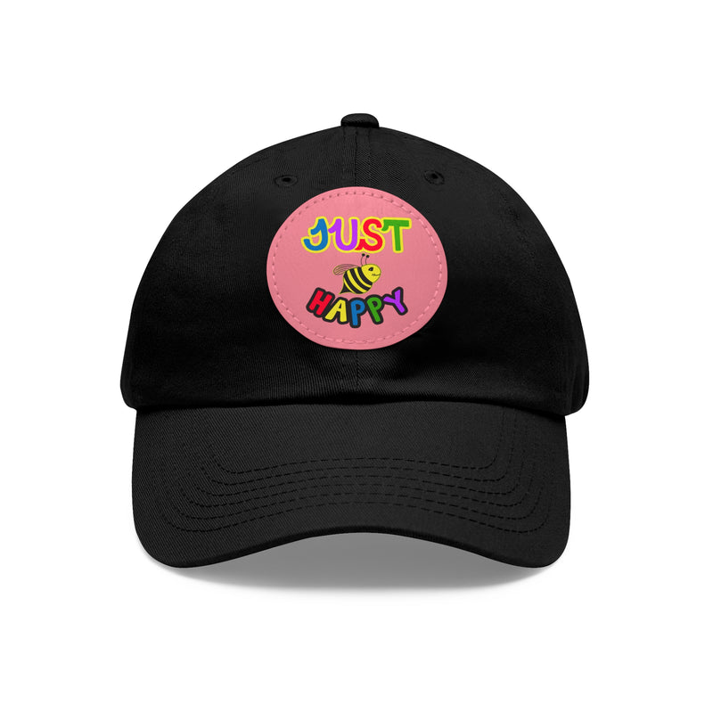Dad Hat with Leather Patch (Round) - JBH Multi-Color Original