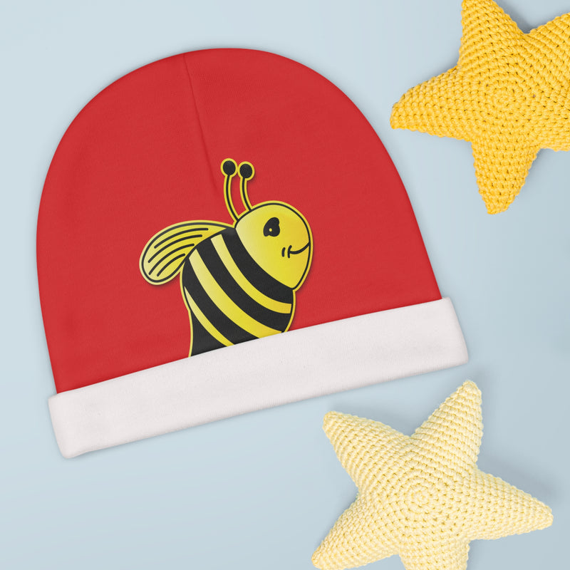 Baby Beanie (AOP) - JBH Bee (Red)