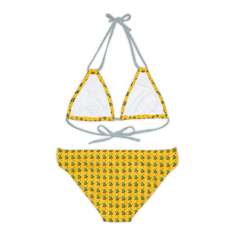 Strappy Bikini Set - JBH Bee (Yellow)