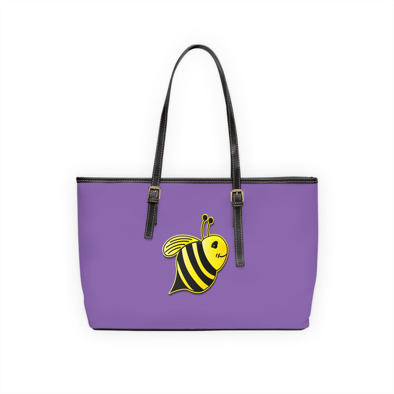 PU Leather Shoulder Bag - JBH Bee (Light Purple)