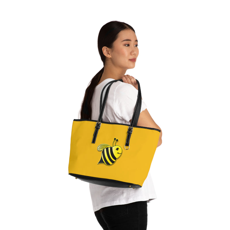 PU Leather Shoulder Bag - JBH Bee (Yellow)