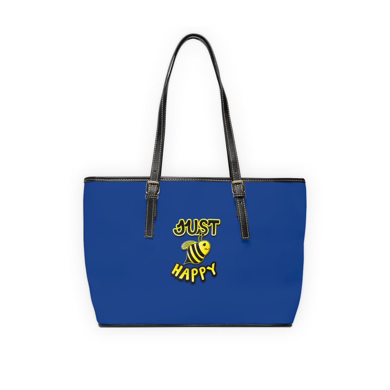 PU Leather Shoulder Bag - JBH Original (Dark Blue)