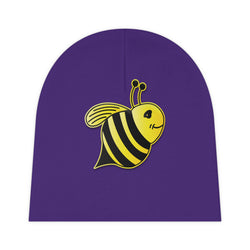 Baby Beanie (AOP) - JBH Bee (Purple)