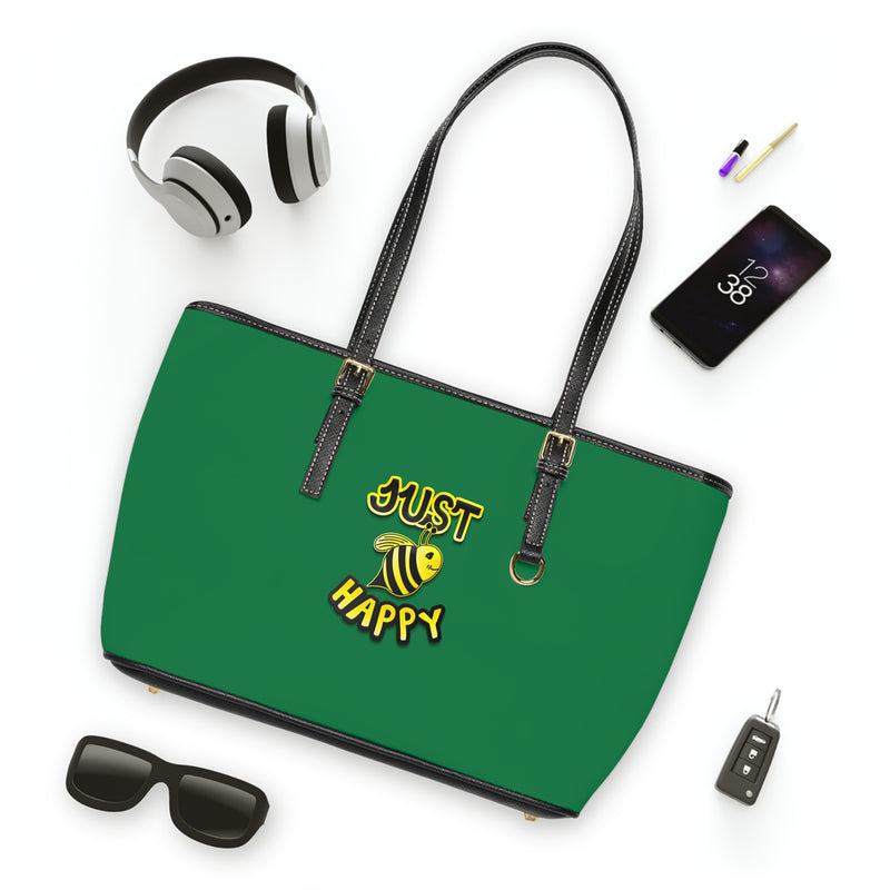 PU Leather Shoulder Bag - JBH Original (Dark Green)