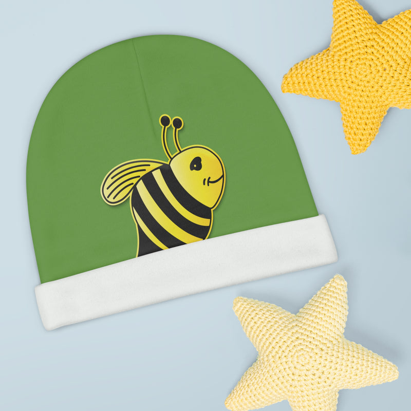 Baby Beanie (AOP) - JBH Bee (Green)