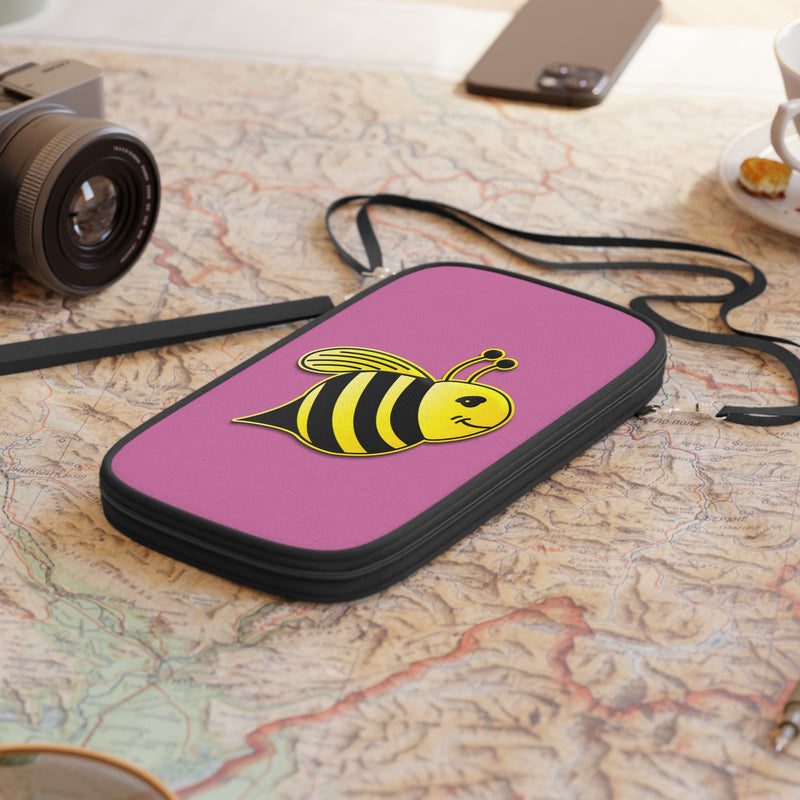 Passport Wallet - JBH Bee (Light Pink)