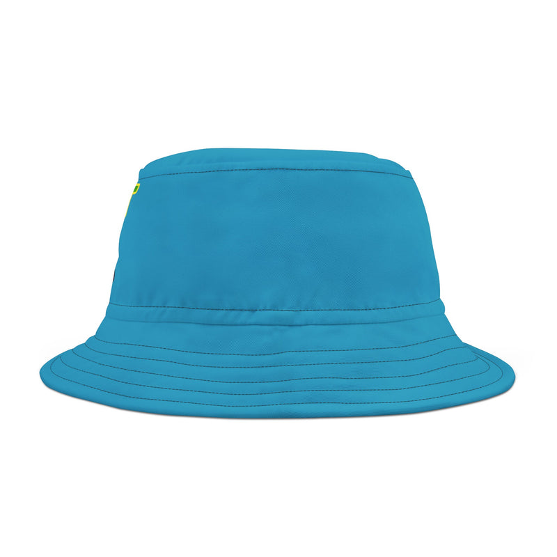 Bucket Hat (AOP) - JBH Multi-Color Original (Turquoise)