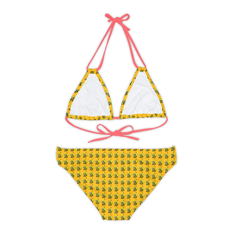 Strappy Bikini Set - JBH Bee (Yellow)