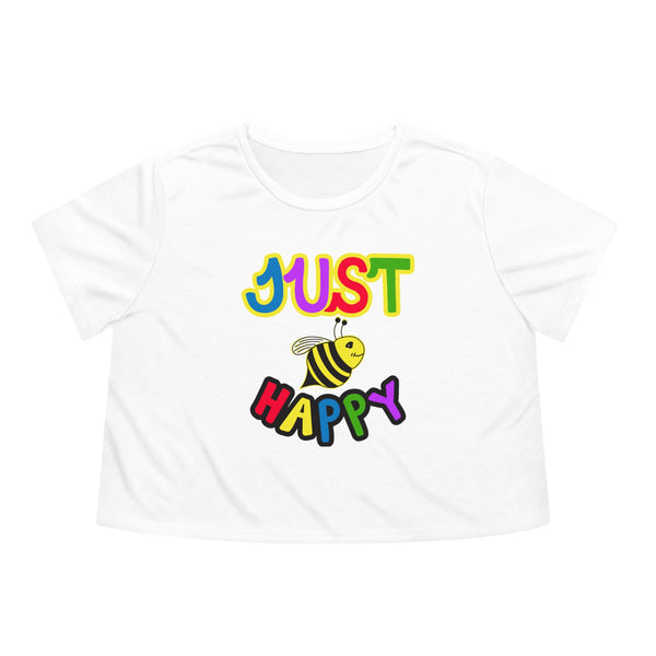 Women's Flowy Cropped Tee - JBH Multi-Color Original