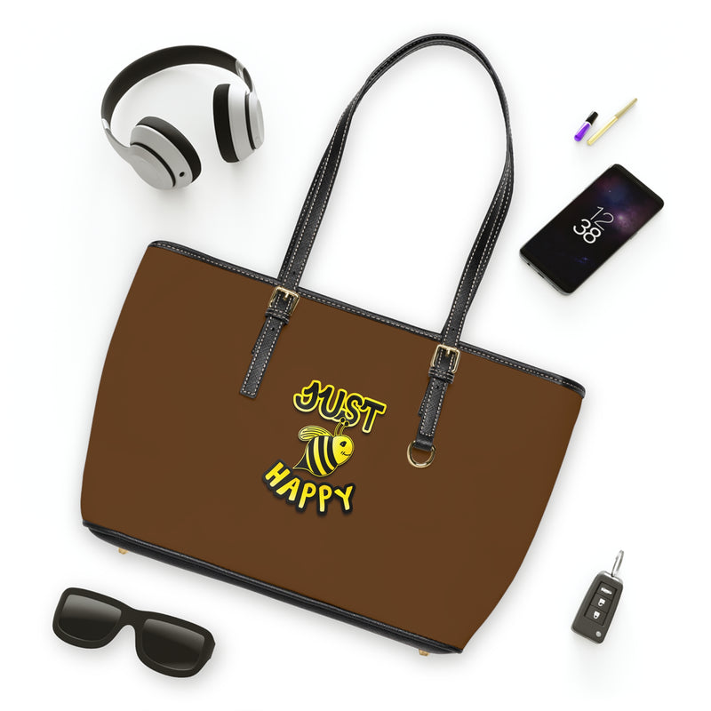 PU Leather Shoulder Bag - JBH Original (Brown)