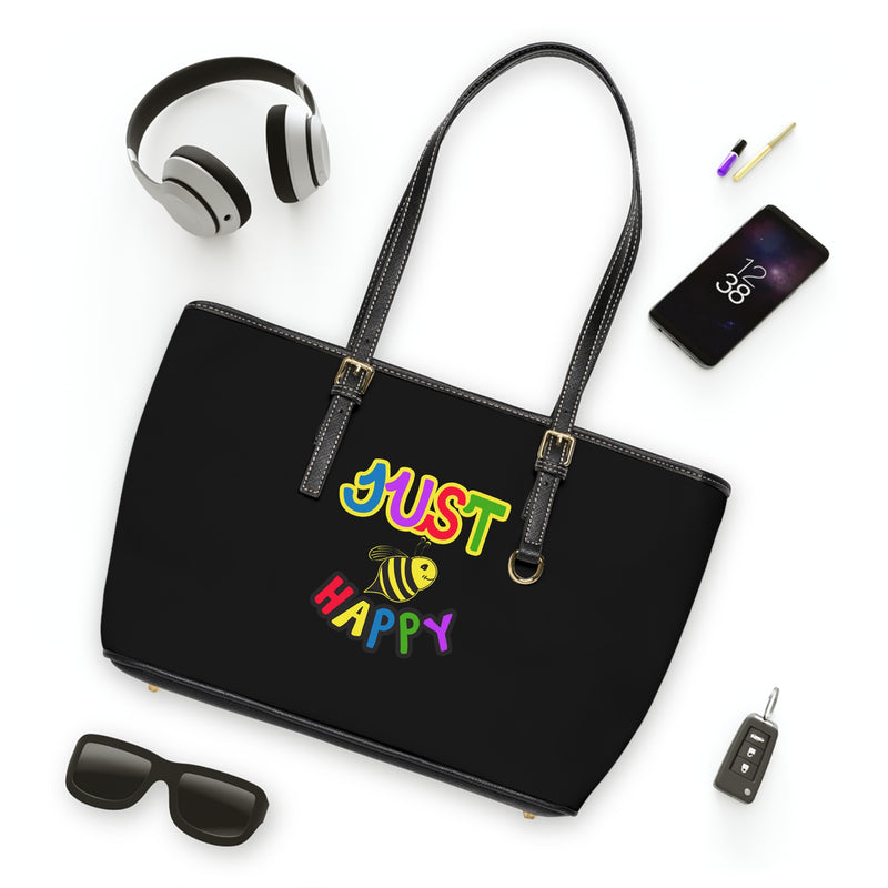 PU Leather Shoulder Bag - JBH Multi-Color Original (Black)