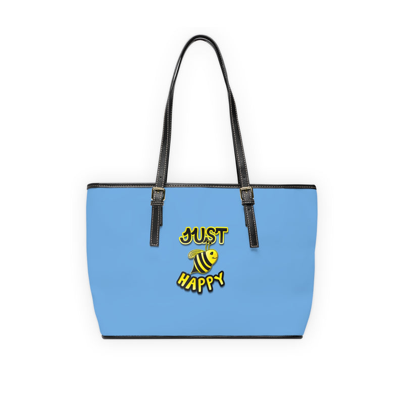 PU Leather Shoulder Bag - JBH Original (Light Blue)