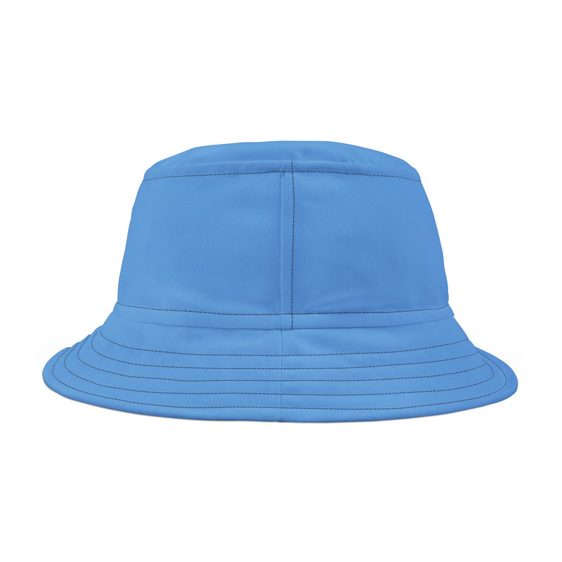 Bucket Hat (AOP) - JBH Bee (Light Blue)