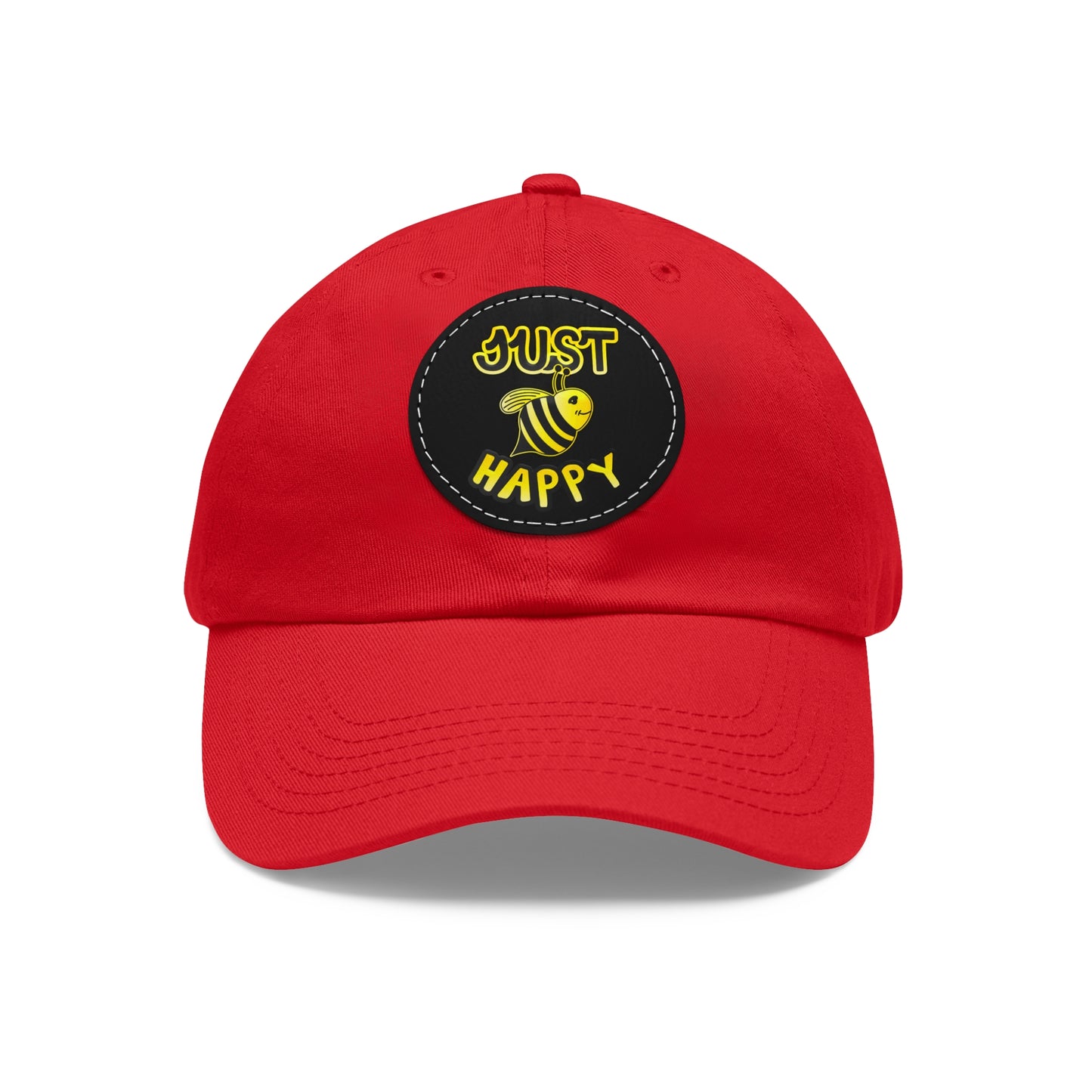 Dad Hat with Leather Patch (Round) - JBH Original