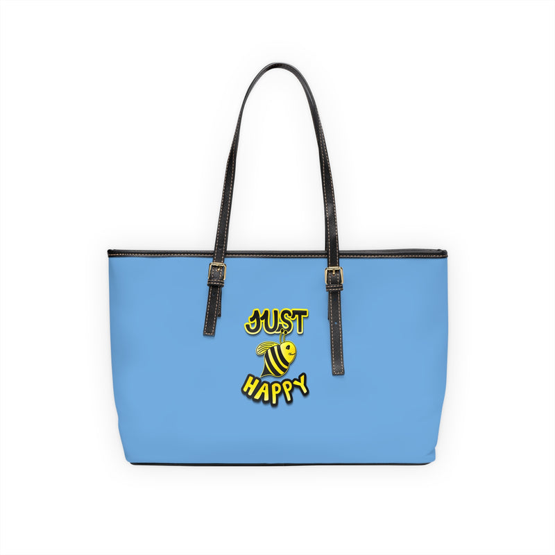 PU Leather Shoulder Bag - JBH Original (Light Blue)
